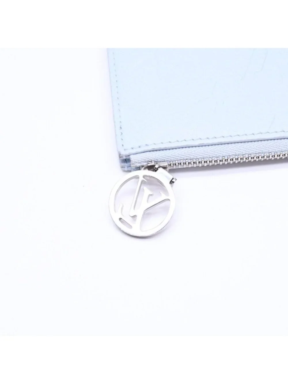 Louis Vuitton Card Case Romy Coin Purse Monogram Empreinte Light Blue